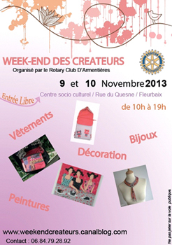 WEEK-END DES CREATEURS à FLEURBAIX